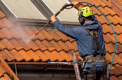 Démoussage et hydrofuge de toiture à Puisenval